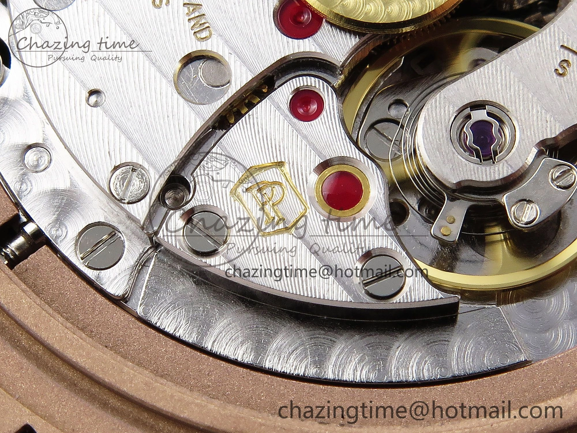 Nautilus 5711 1R-001 RG PPF 1:1 Best Edition Brown Textured Dial on RG Bracelet Super Clone 26-330 V5
