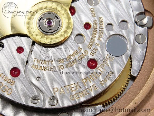 Nautilus 5711 1R-001 RG PPF 1:1 Best Edition Brown Textured Dial on RG Bracelet Super Clone 26-330 V5