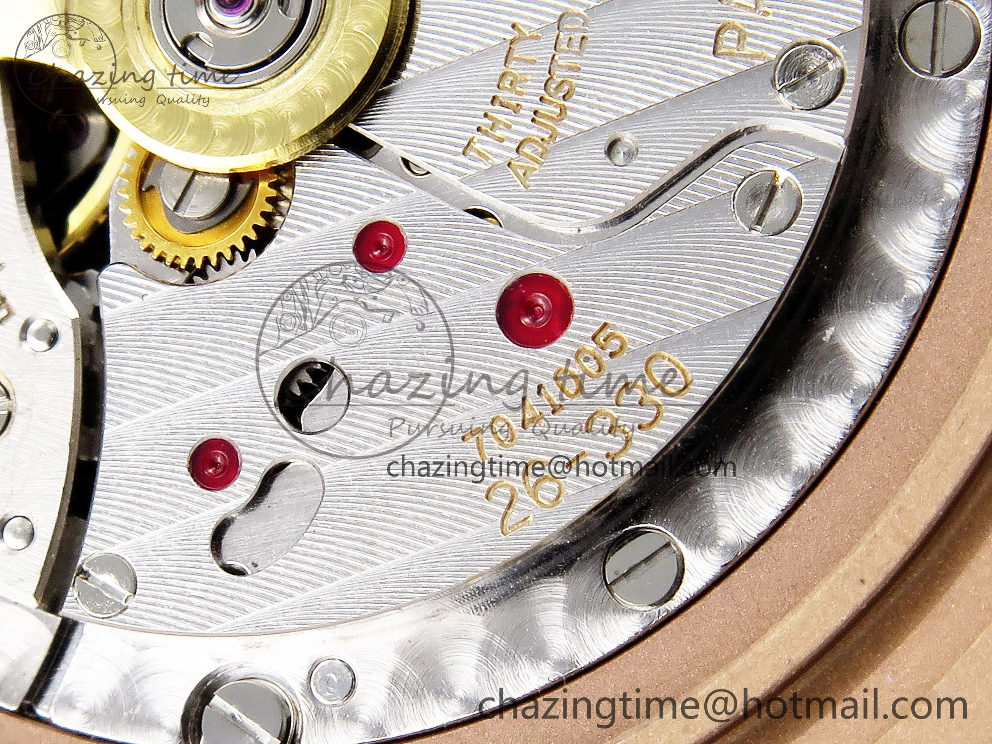 Nautilus 5711 1R-001 RG PPF 1:1 Best Edition Brown Textured Dial on RG Bracelet Super Clone 26-330 V5