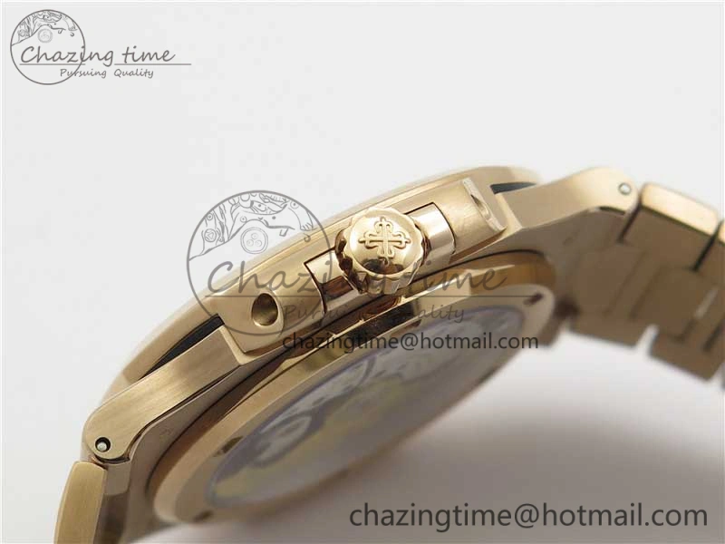 Nautilus 5711 1R GRF Best Edition Brown Dial on RG Bracelet A324CS (Free box) V2