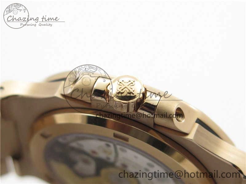 Nautilus 5711 1R GRF Best Edition Brown Dial on RG Bracelet A324CS (Free box) V2