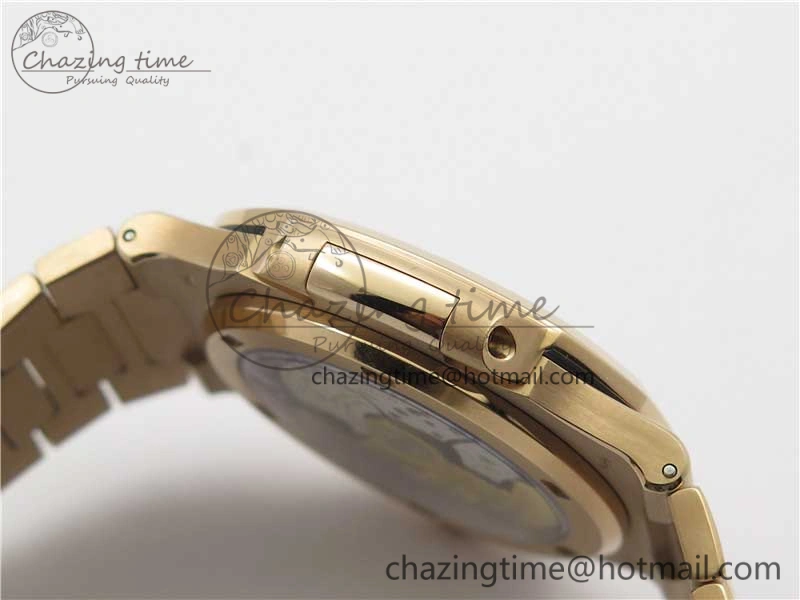Nautilus 5711 1R GRF Best Edition Brown Dial on RG Bracelet A324CS (Free box) V2