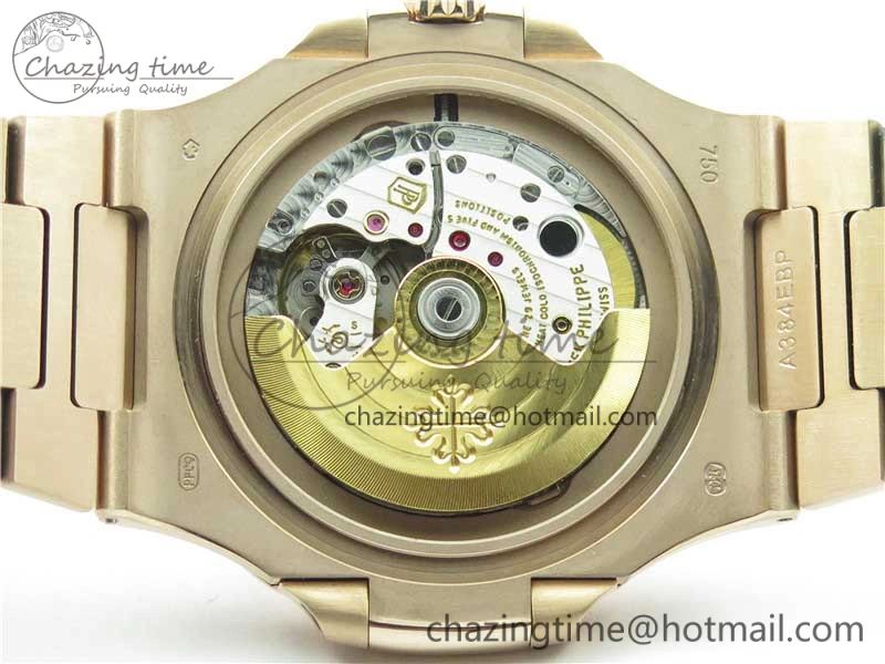 Nautilus 5711 1R GRF Best Edition Brown Dial on RG Bracelet A324CS (Free box) V2