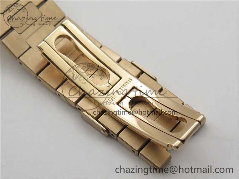 Nautilus 5711 1R GRF Best Edition Brown Dial on RG Bracelet A324CS (Free box) V2