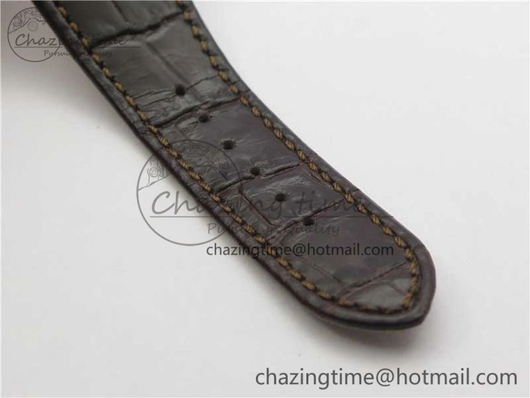 Nautilus 5711 1R PPF 1-1 Best Edition Gray Textured Dial on Brown Leather Strap 324CS (Free box) V4