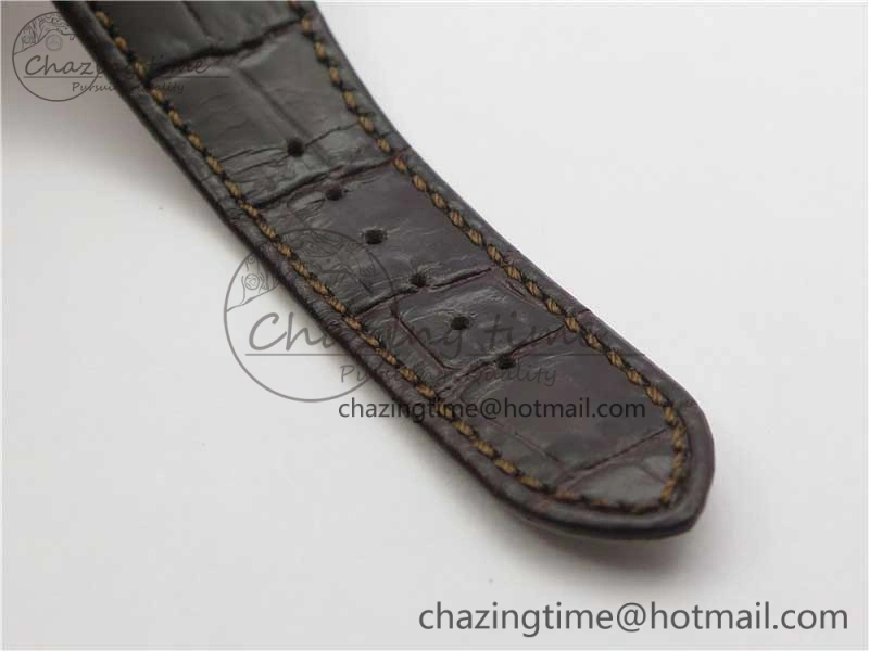 Nautilus 5711 1R PPF 1-1 Best Edition Gray Textured Dial on Brown Leather Strap 324CS (Free box) V4