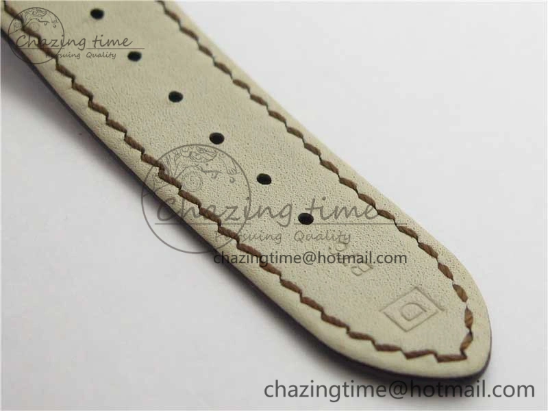 Nautilus 5711 1R PPF 1-1 Best Edition White Textured Dial on Brown Leather Strap 324CS (Free box) V4