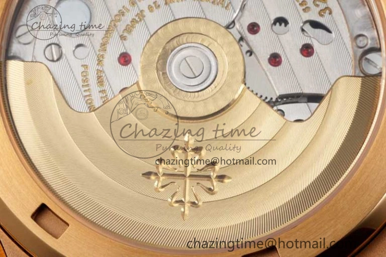 Nautilus 5711 1R PPF 1:1 Best Edition Brown Textured Dial on Brown Rubber Strap 324CS V5