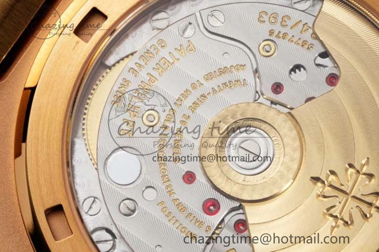 Nautilus 5711 1R PPF 1:1 Best Edition Brown Textured Dial on Brown Rubber Strap 324CS V5