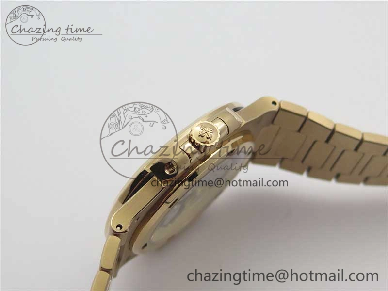 Nautilus 5711 1R PPF 1:1 Best Edition Brown Textured Dial on RG Bracelet 324CS (Free box)