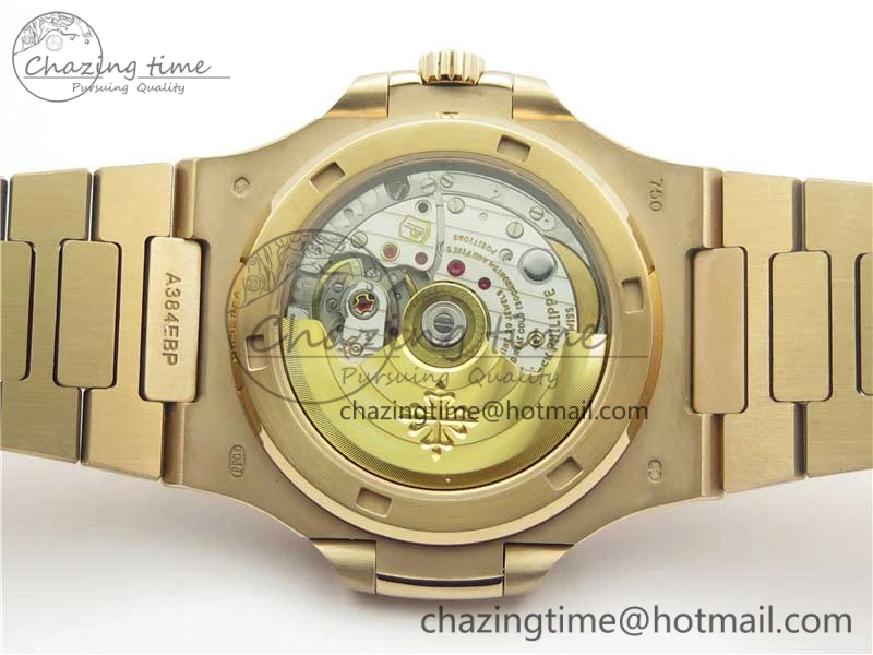 Nautilus 5711 1R PPF 1:1 Best Edition Brown Textured Dial on RG Bracelet 324CS (Free box)