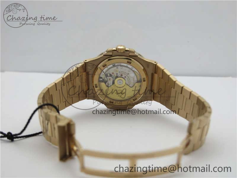 Nautilus 5711 1R PPF 1:1 Best Edition Brown Textured Dial on RG Bracelet 324CS (Free box)