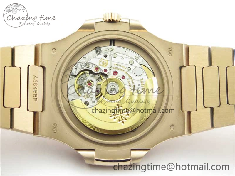 Nautilus 5711 1R PPF 1:1 Best Edition Brown Textured Dial on RG Bracelet 324CS (Free box)