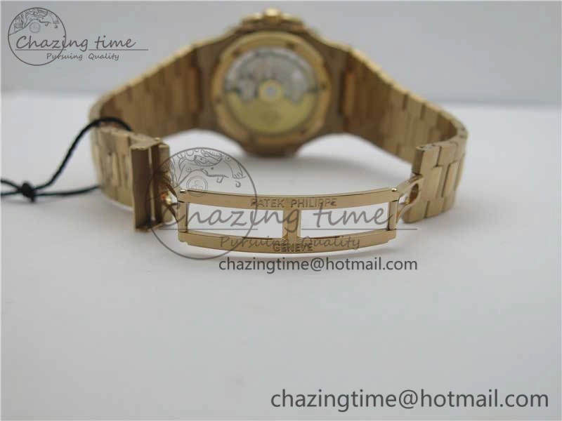 Nautilus 5711 1R PPF 1:1 Best Edition Brown Textured Dial on RG Bracelet 324CS (Free box)