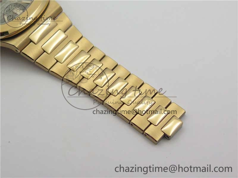 Nautilus 5711 1R PPF 1:1 Best Edition Brown Textured Dial on RG Bracelet 324CS (Free box)