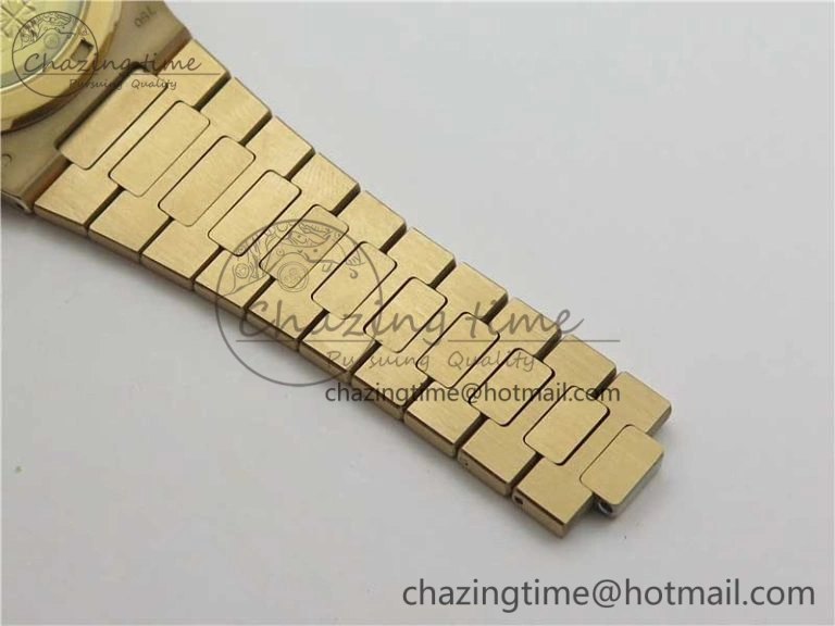 Nautilus 5711 1R PPF 1:1 Best Edition Brown Textured Dial on RG Bracelet 324CS (Free box)
