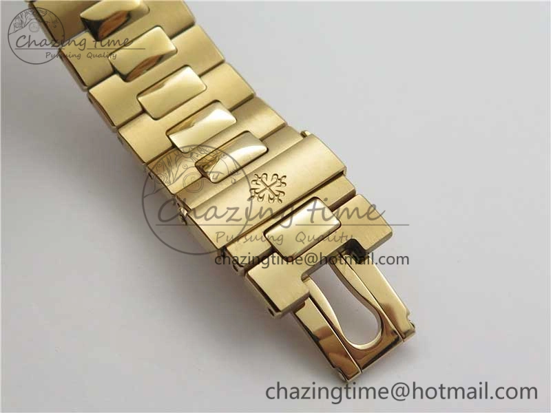 Nautilus 5711 1R PPF 1:1 Best Edition Brown Textured Dial on RG Bracelet 324CS (Free box)