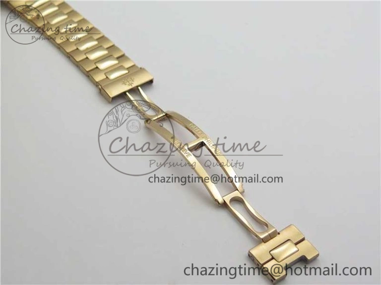 Nautilus 5711 1R PPF 1:1 Best Edition Brown Textured Dial on RG Bracelet 324CS (Free box)