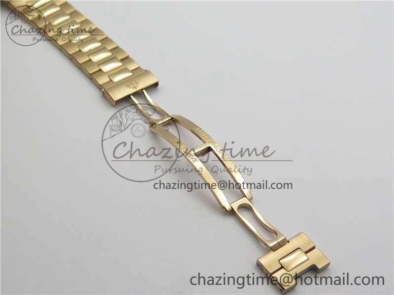 Nautilus 5711 1R PPF 1:1 Best Edition Brown Textured Dial on RG Bracelet 324CS (Free box)