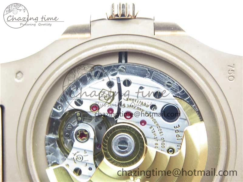 Nautilus 5711 1R PPF 1:1 Best Edition Brown Textured Dial on RG Bracelet 324CS (Free box)