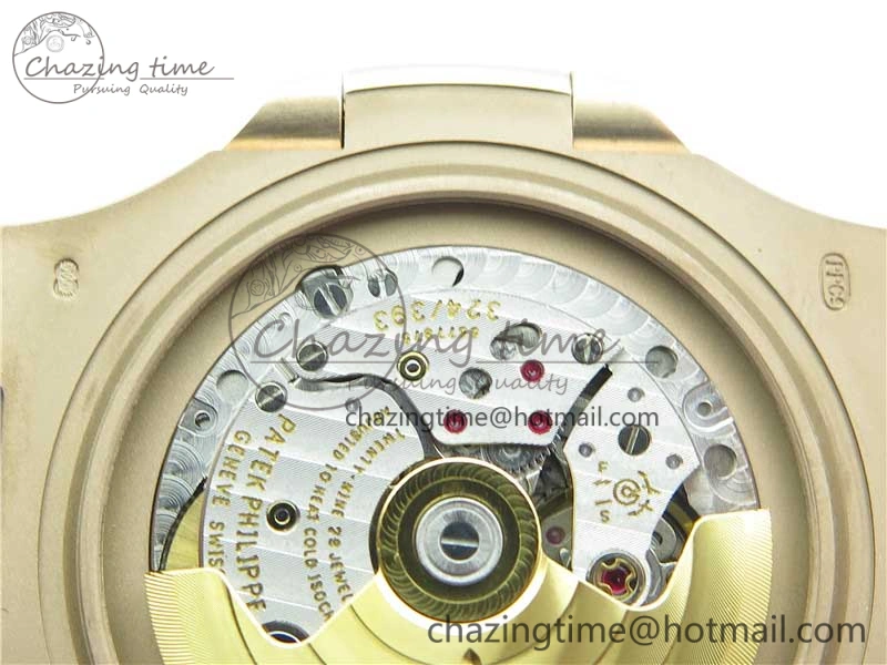 Nautilus 5711 1R PPF 1:1 Best Edition Brown Textured Dial on RG Bracelet 324CS (Free box)