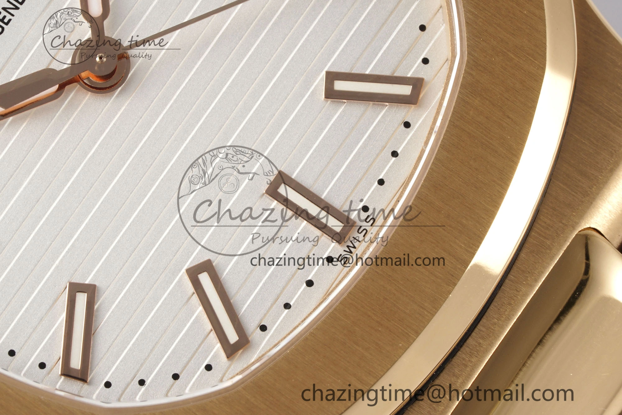 Nautilus 5711 1R PPF 1:1 Best Edition White Textured Dial on Brown Rubber Strap 324CS V5