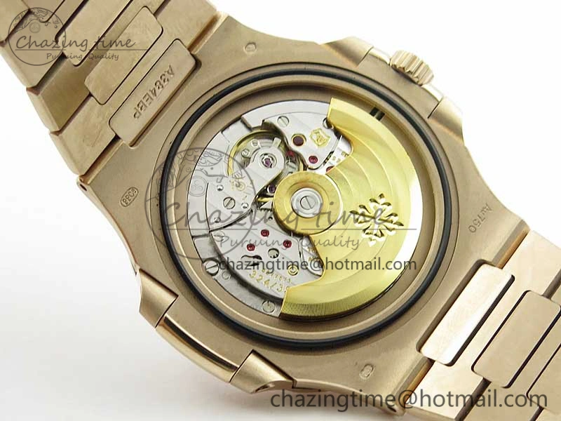 Nautilus 5711 1R PPF 1:1 Best Edition White Textured Dial on RG Bracelet 324CS (Free box)