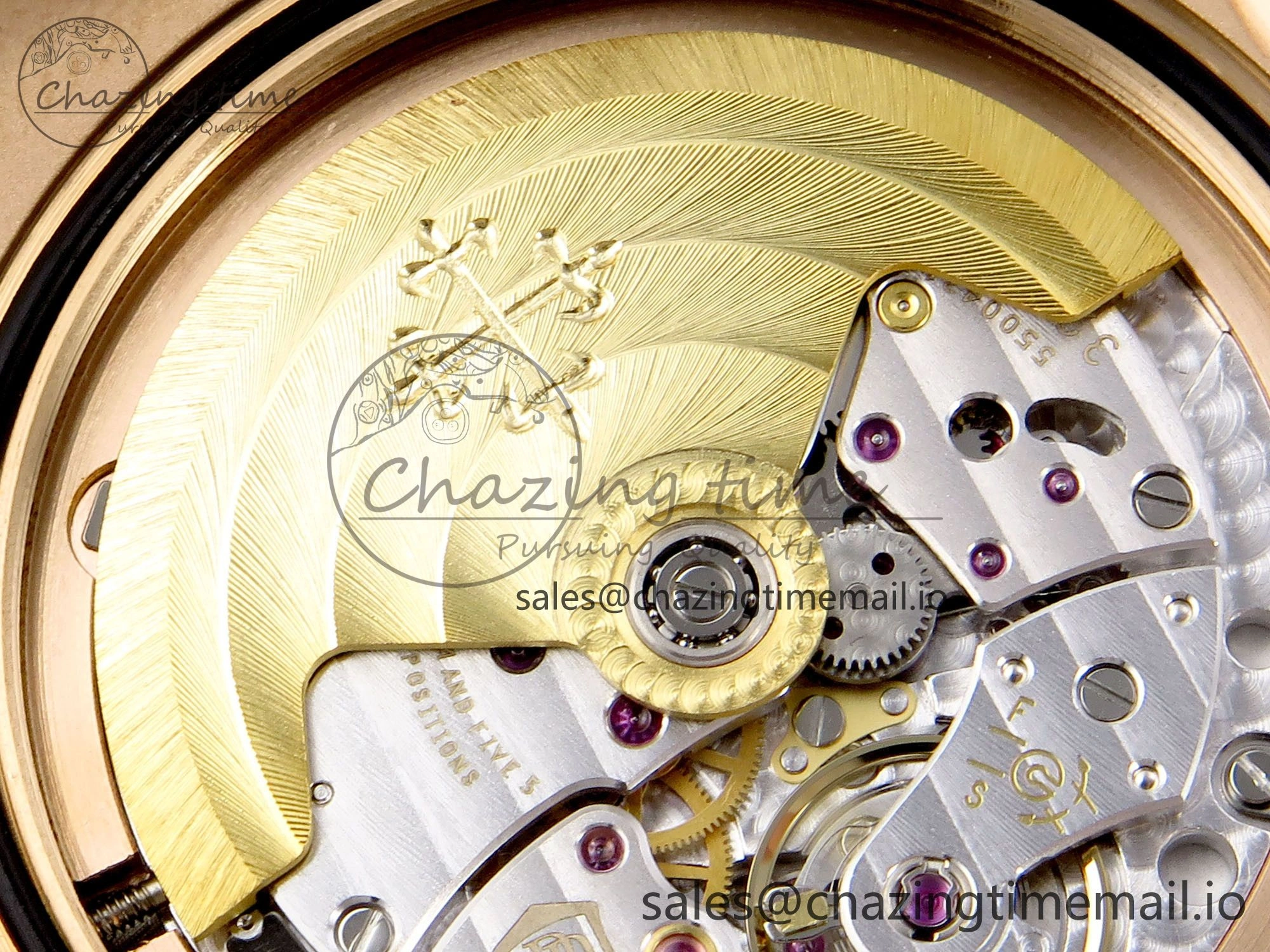 Nautilus 5711 1R RG 3KF 1:1 Best Edition Brown Textured Dial on Brown Leather Strap A324 Super Clone V2