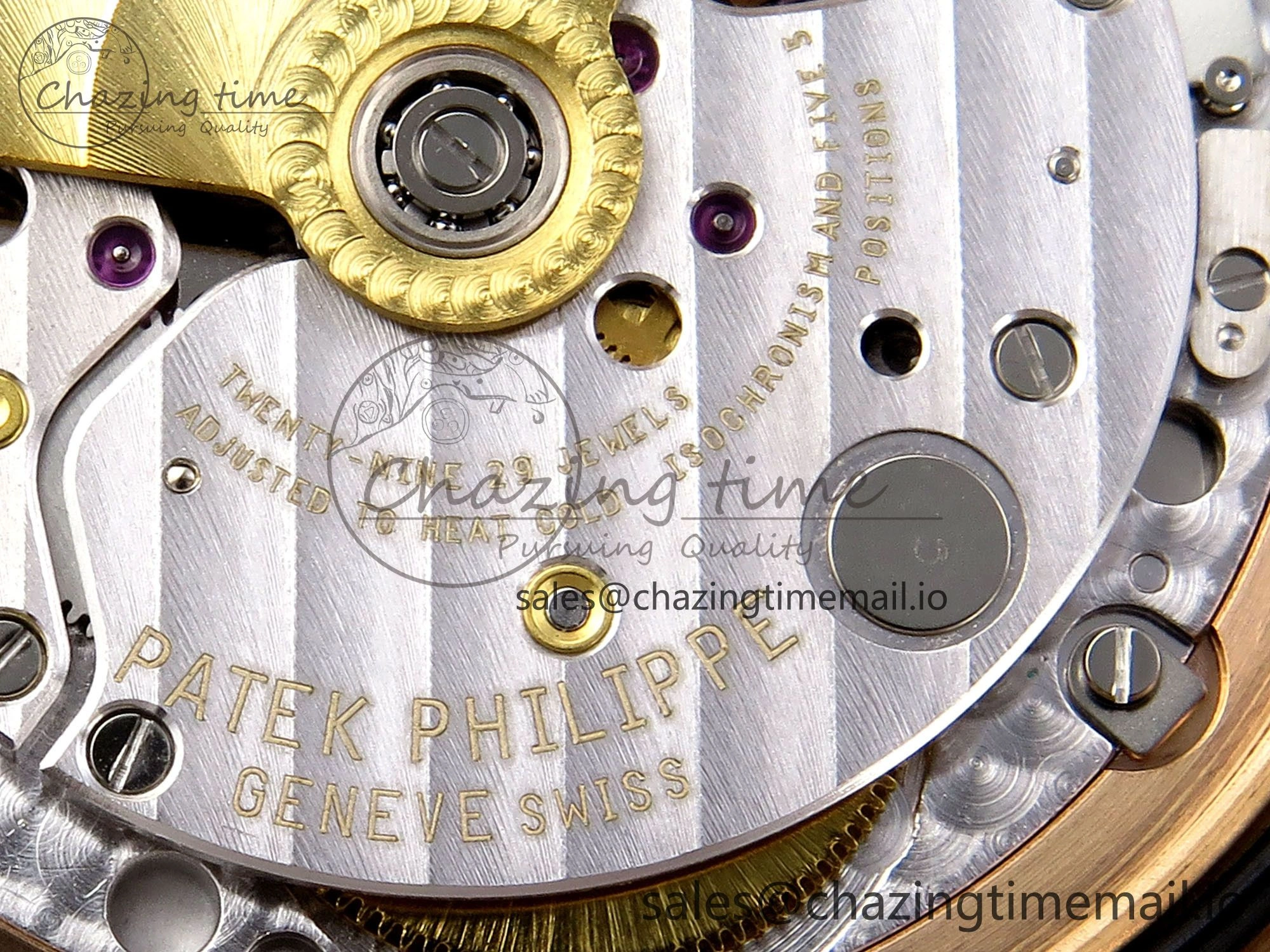 Nautilus 5711 1R RG 3KF 1:1 Best Edition Brown Textured Dial on Brown Leather Strap A324 Super Clone V2