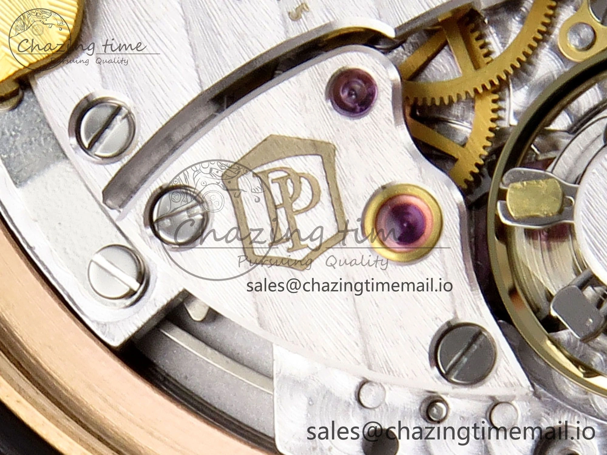 Nautilus 5711 1R RG 3KF 1:1 Best Edition Brown Textured Dial on Brown Leather Strap A324 Super Clone V2