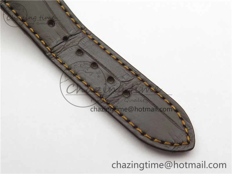 Nautilus 5711 1R RG 3KF 1:1 Best Edition Brown Textured Dial on Brown Leather Strap A324 Super Clone V2