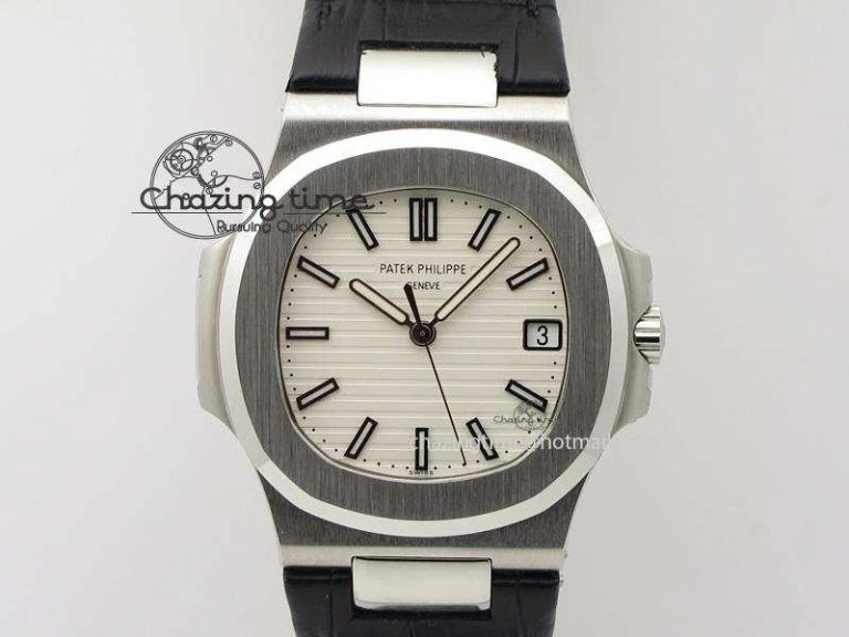 Nautilus 5711 1R RG 3KF 1:1 Best Edition Brown Textured Dial on RG Bracelet A324 Super Clone V2