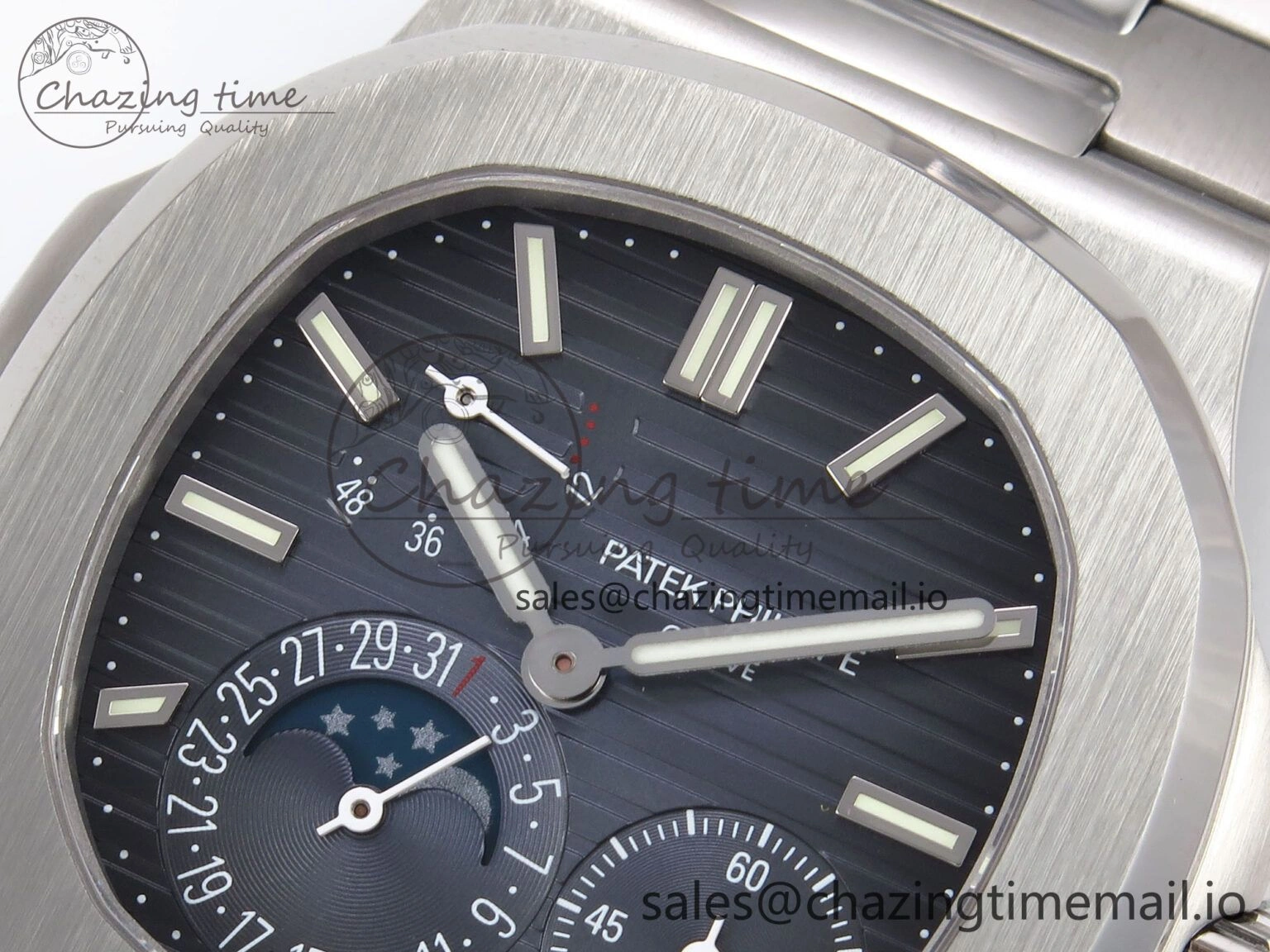Nautilus 5712-1A 001 PPF 1:1 Best Edition Blue Dial on SS Bracelet PPF240 V3