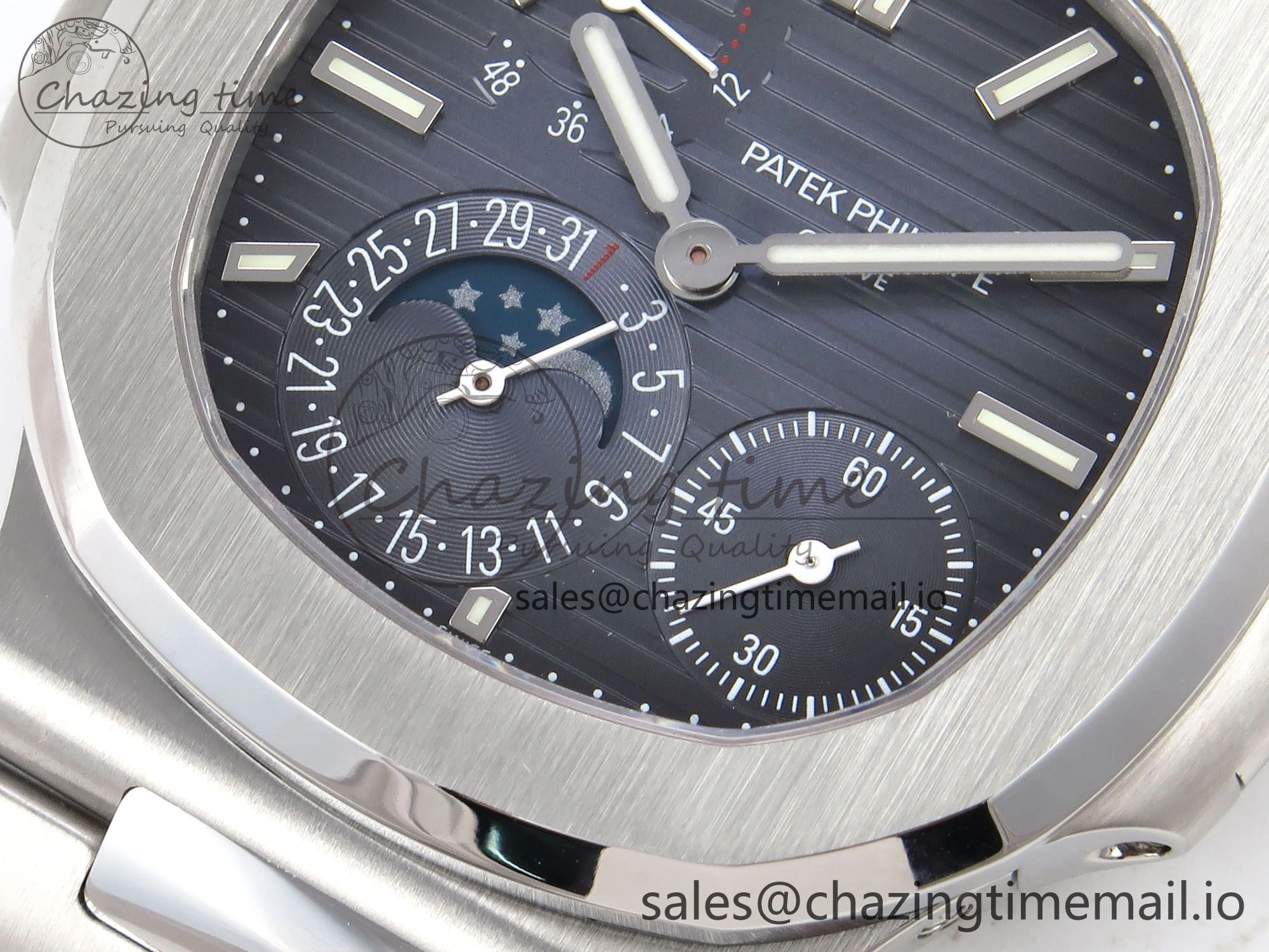 Nautilus 5712-1A 001 PPF 1:1 Best Edition Blue Dial on SS Bracelet PPF240 V3