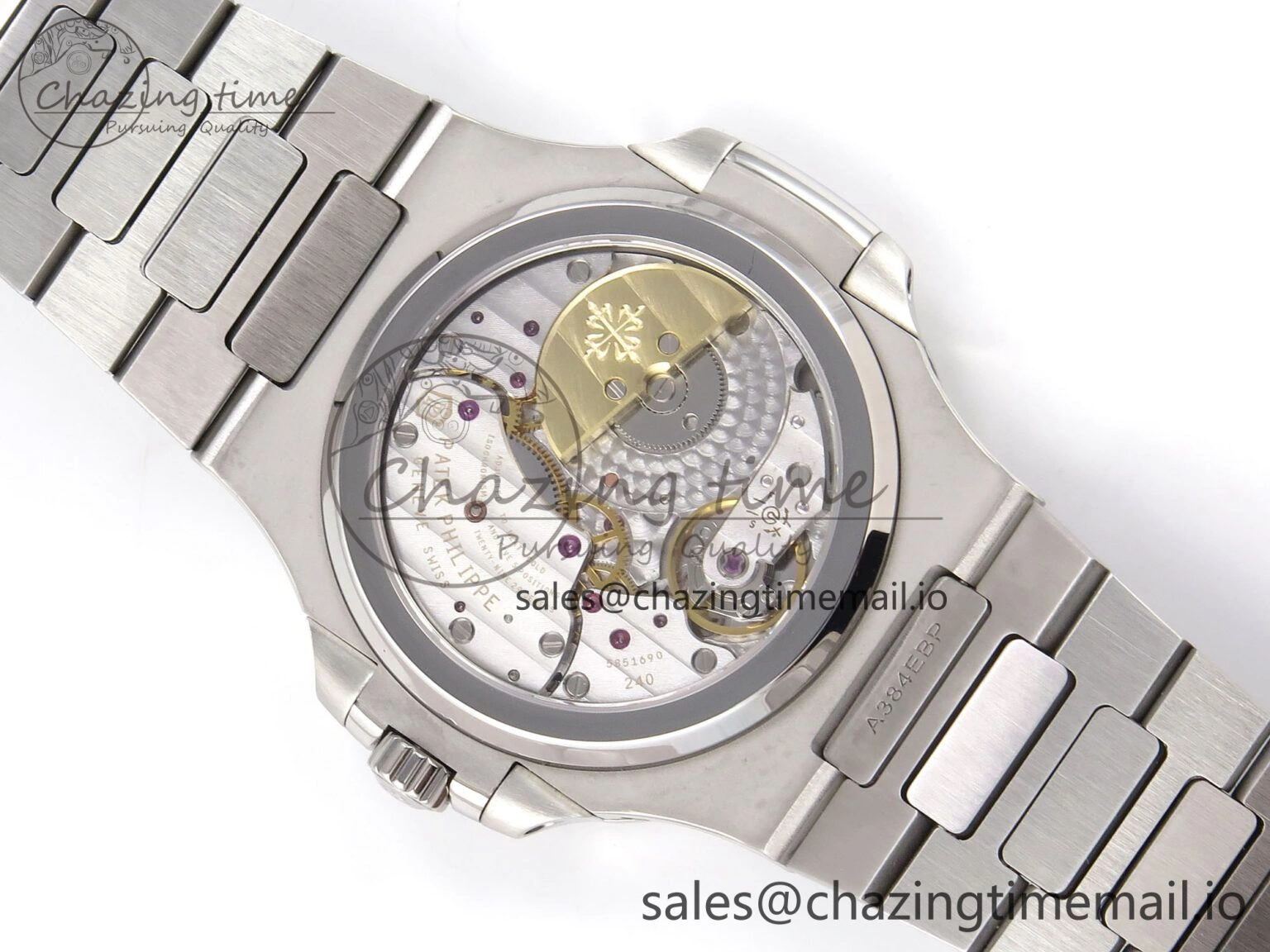 Nautilus 5712-1A 001 PPF 1:1 Best Edition Blue Dial on SS Bracelet PPF240 V3