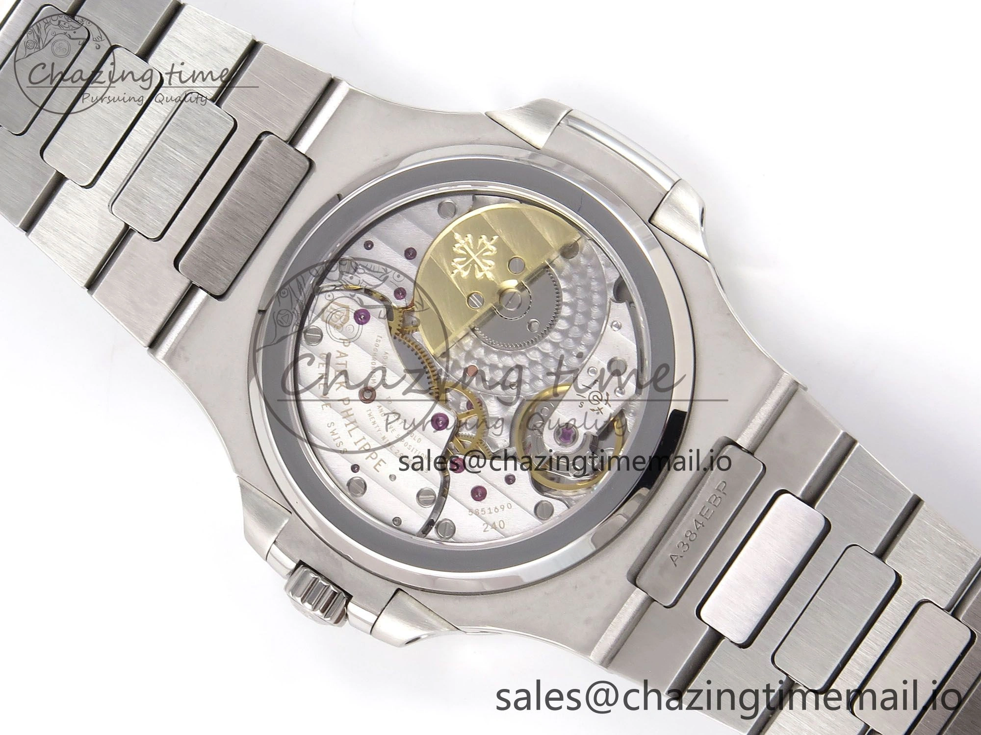 Nautilus 5712-1A 001 PPF 1:1 Best Edition Blue Dial on SS Bracelet PPF240 V3