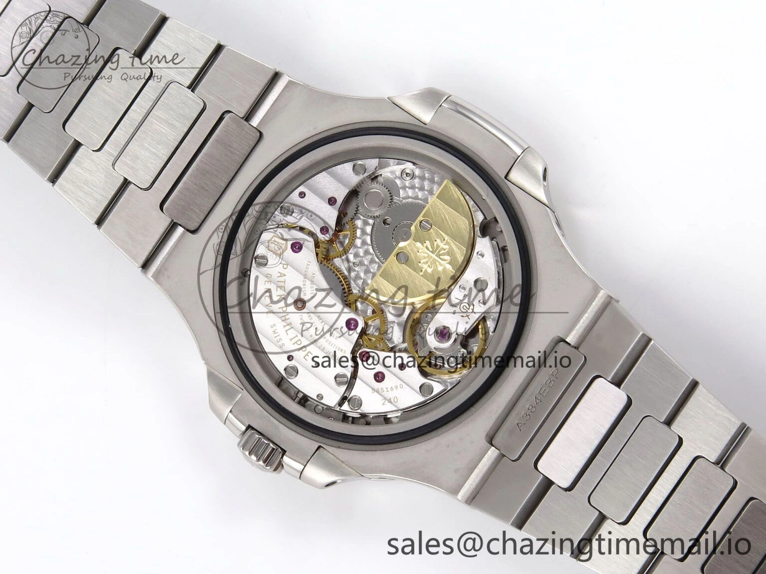 Nautilus 5712-1A 001 PPF 1:1 Best Edition Blue Dial on SS Bracelet PPF240 V3