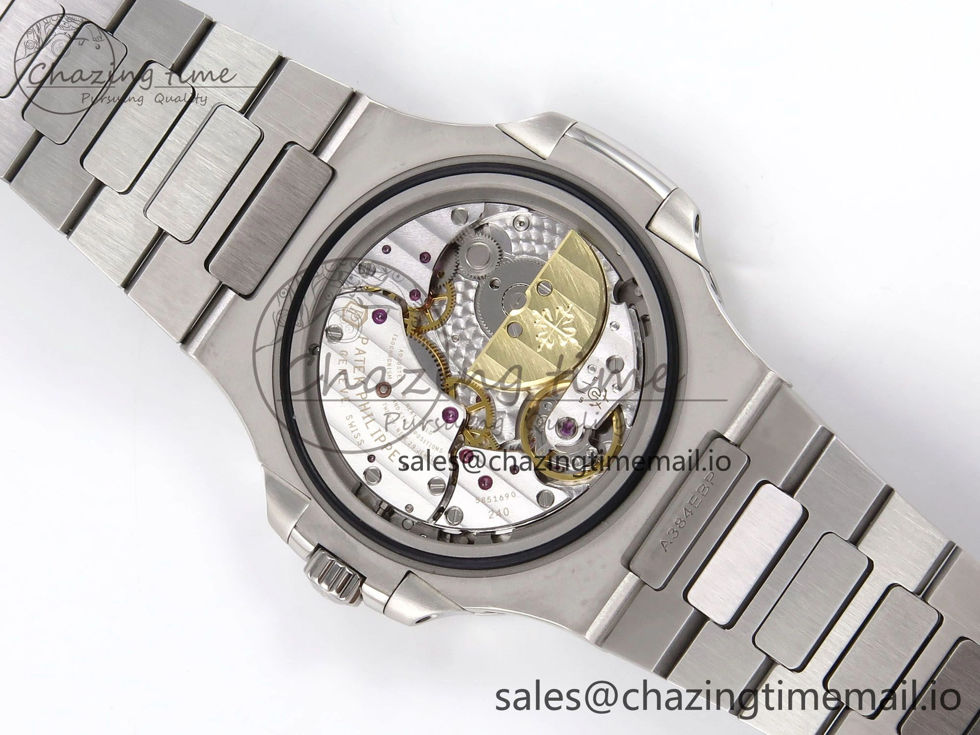 Nautilus 5712-1A 001 PPF 1:1 Best Edition Blue Dial on SS Bracelet PPF240 V3