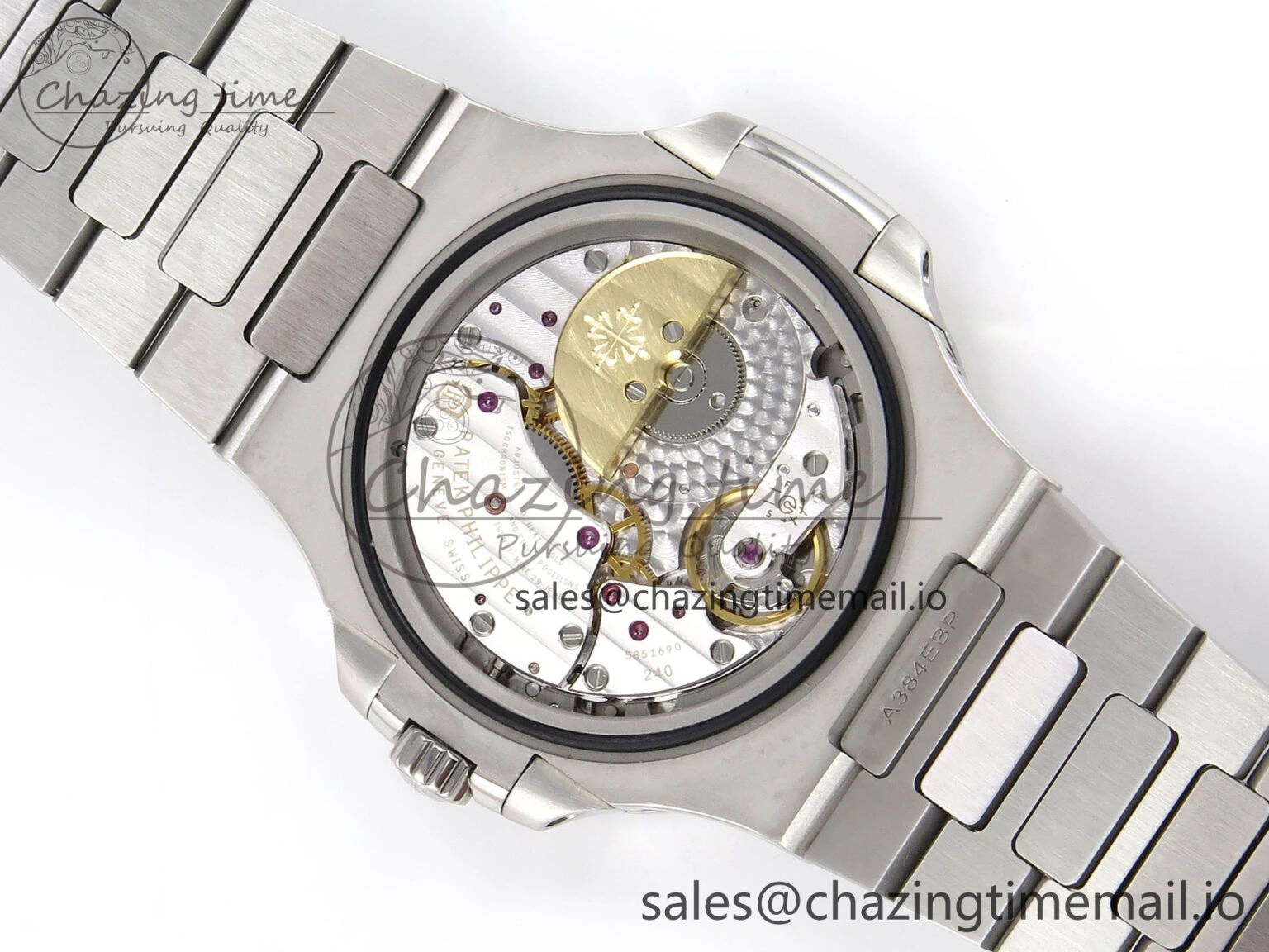 Nautilus 5712-1A 001 PPF 1:1 Best Edition Blue Dial on SS Bracelet PPF240 V3