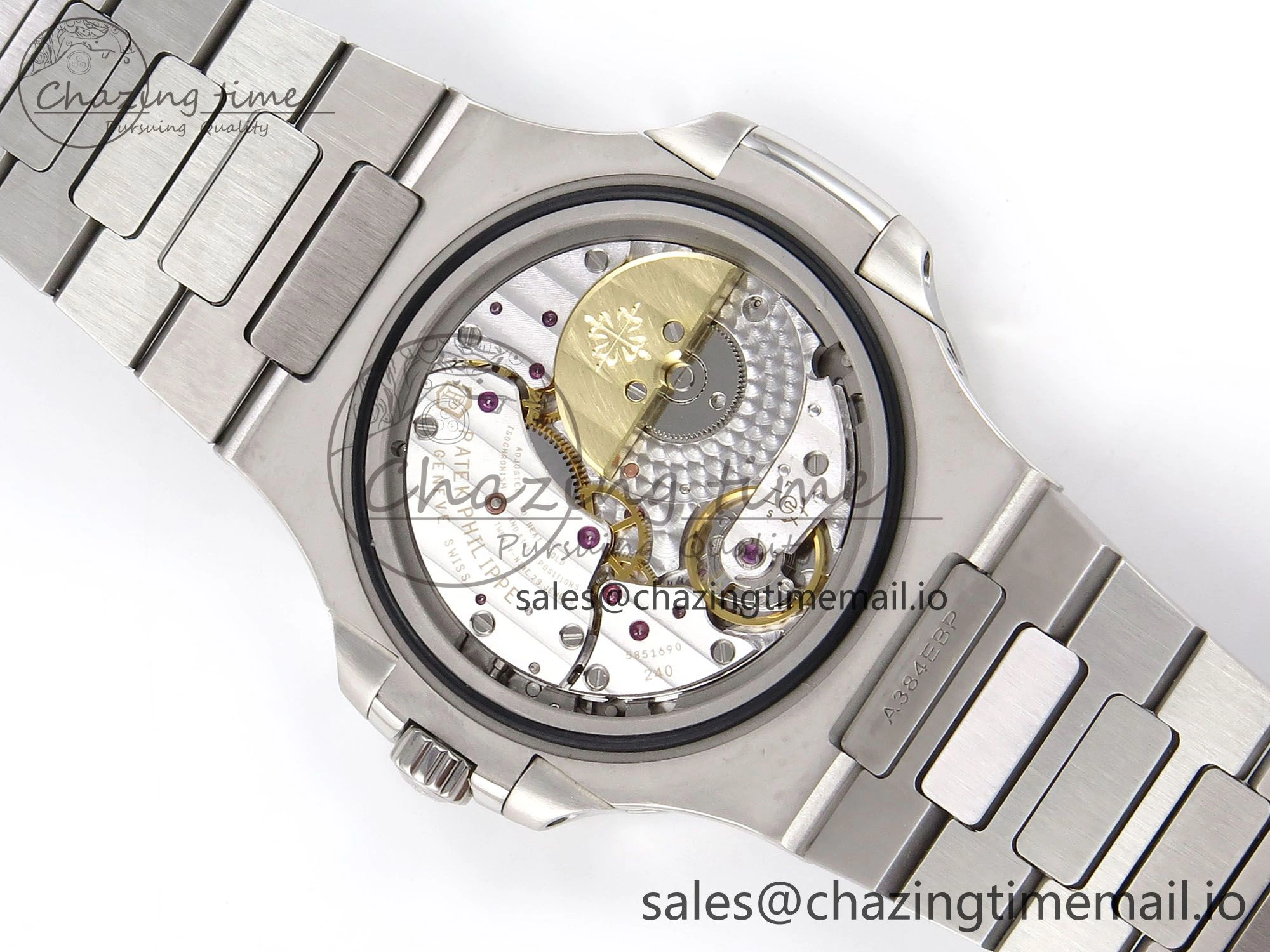 Nautilus 5712-1A 001 PPF 1:1 Best Edition Blue Dial on SS Bracelet PPF240 V3