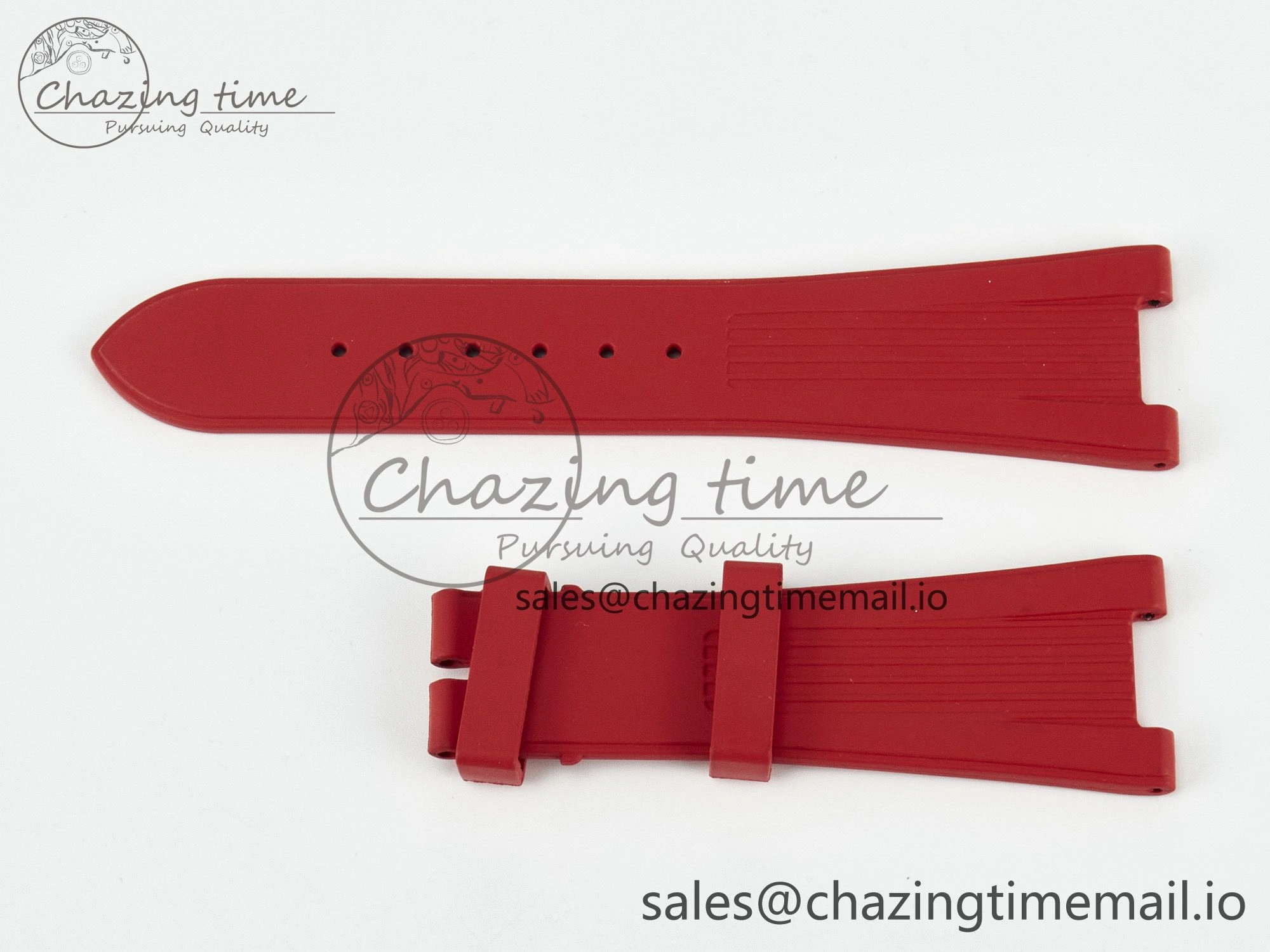 Nautilus 5712 Best Edition Red Rubber Strap (Fits the Gen size)