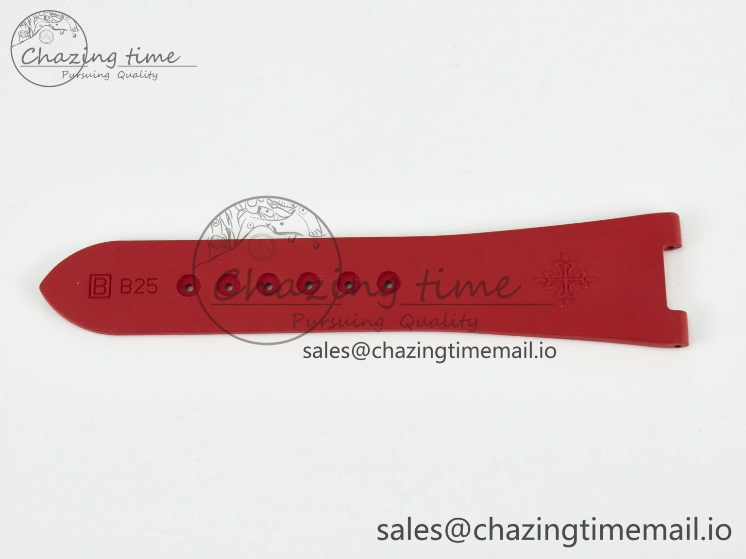 Nautilus 5712 Best Edition Red Rubber Strap (Fits the Gen size)