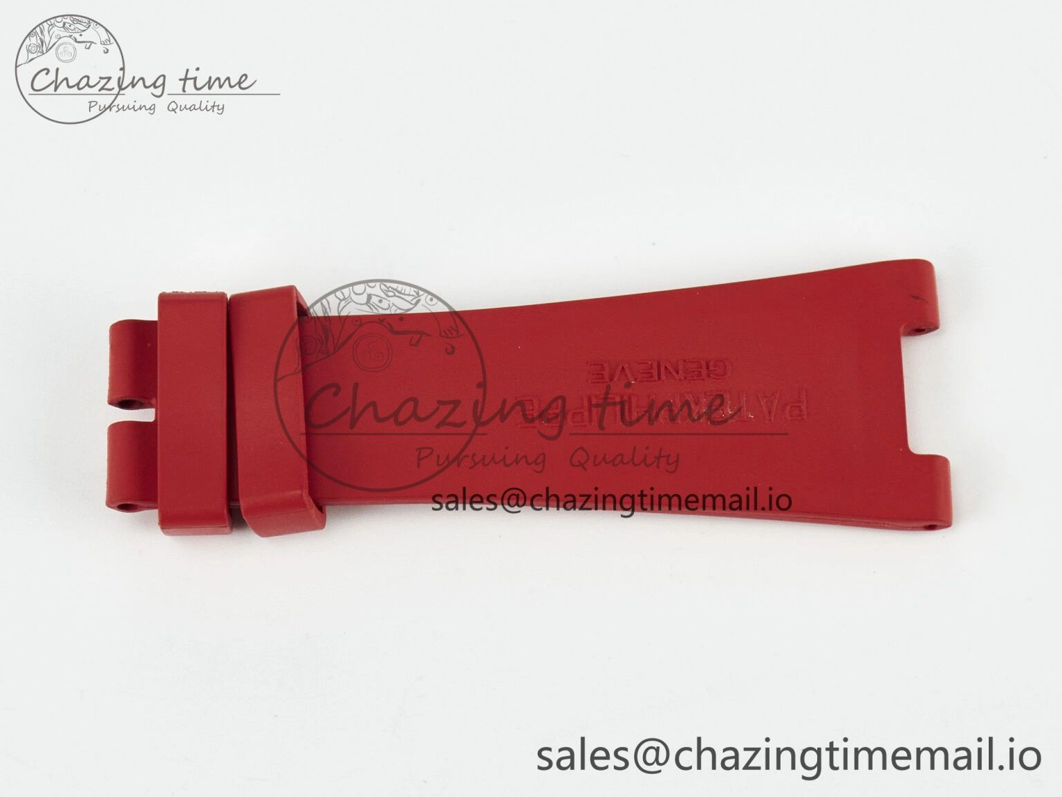 Nautilus 5712 Best Edition Red Rubber Strap (Fits the Gen size)