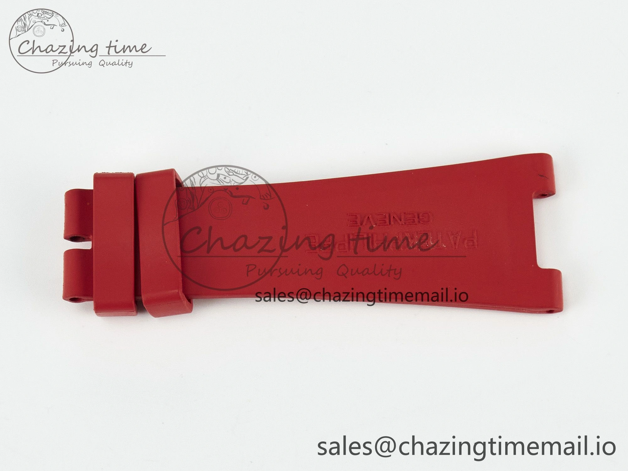 Nautilus 5712 Best Edition Red Rubber Strap (Fits the Gen size)