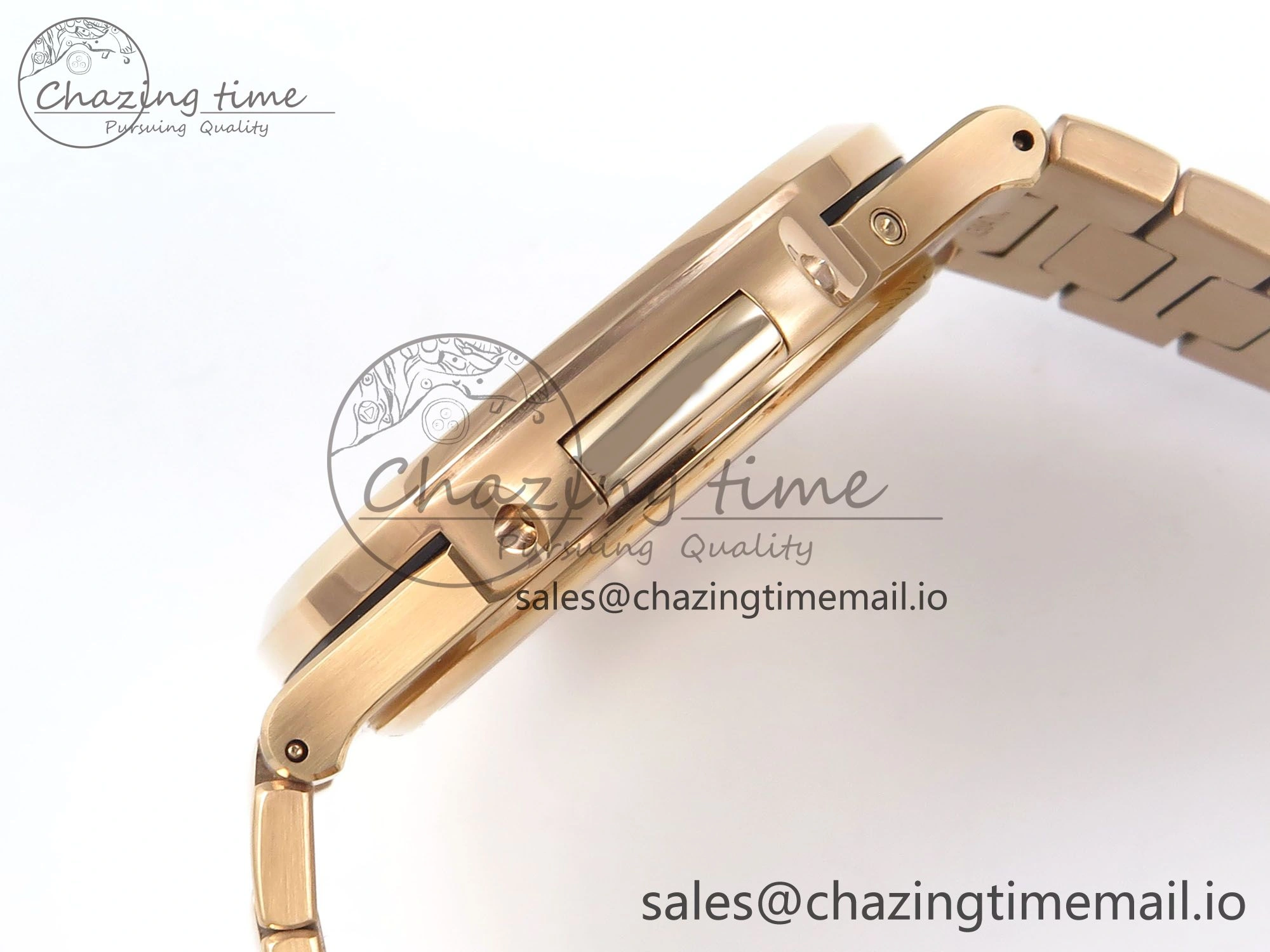 Nautilus 5712 RG OMEF 1:1 Best Edition Brown Dial on RG Bracelet A240 Super Clone