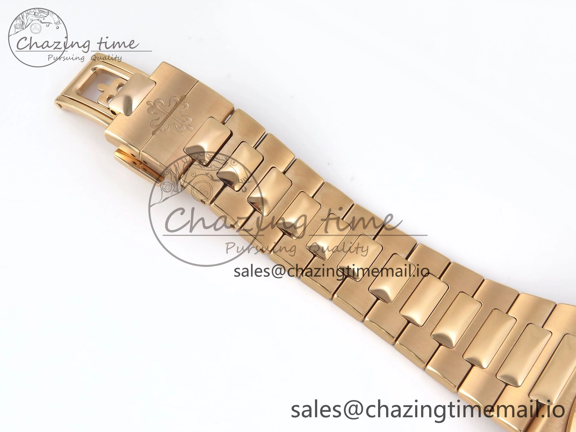 Nautilus 5712 RG OMEF 1:1 Best Edition Brown Dial on RG Bracelet A240 Super Clone