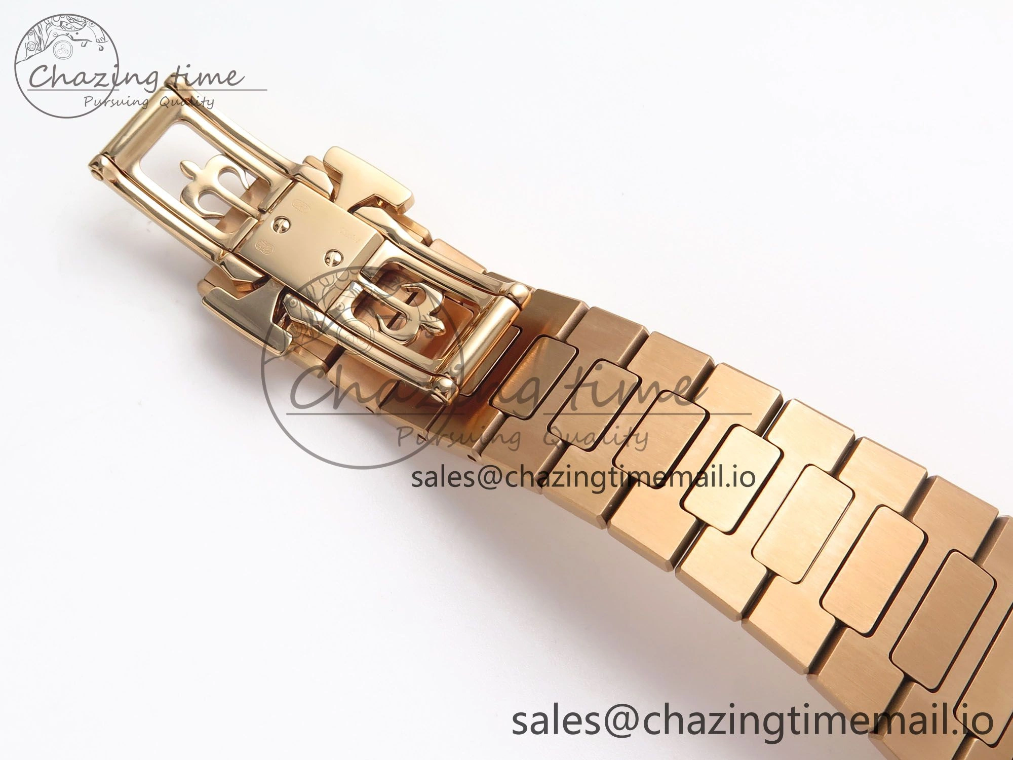 Nautilus 5712 RG OMEF 1:1 Best Edition Brown Dial on RG Bracelet A240 Super Clone