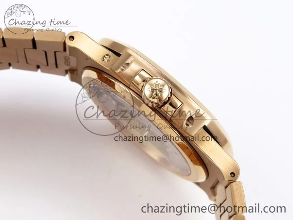 Nautilus 5712 RG PPF 1:1 Best Edition Brown Dial on RG Bracelet A240 Super Clone V2
