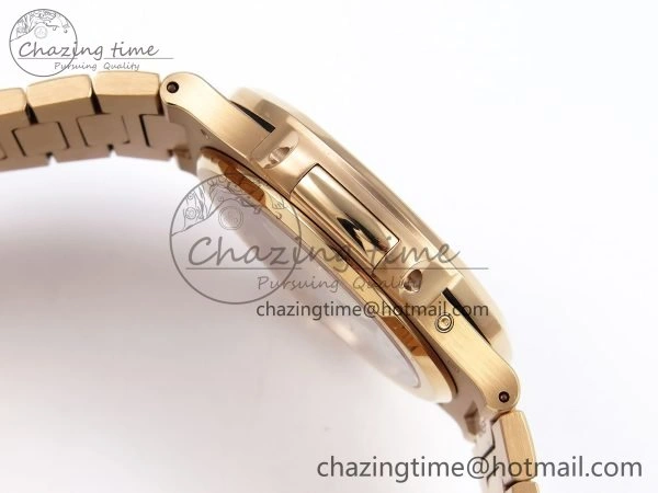 Nautilus 5712 RG PPF 1:1 Best Edition Brown Dial on RG Bracelet A240 Super Clone V2