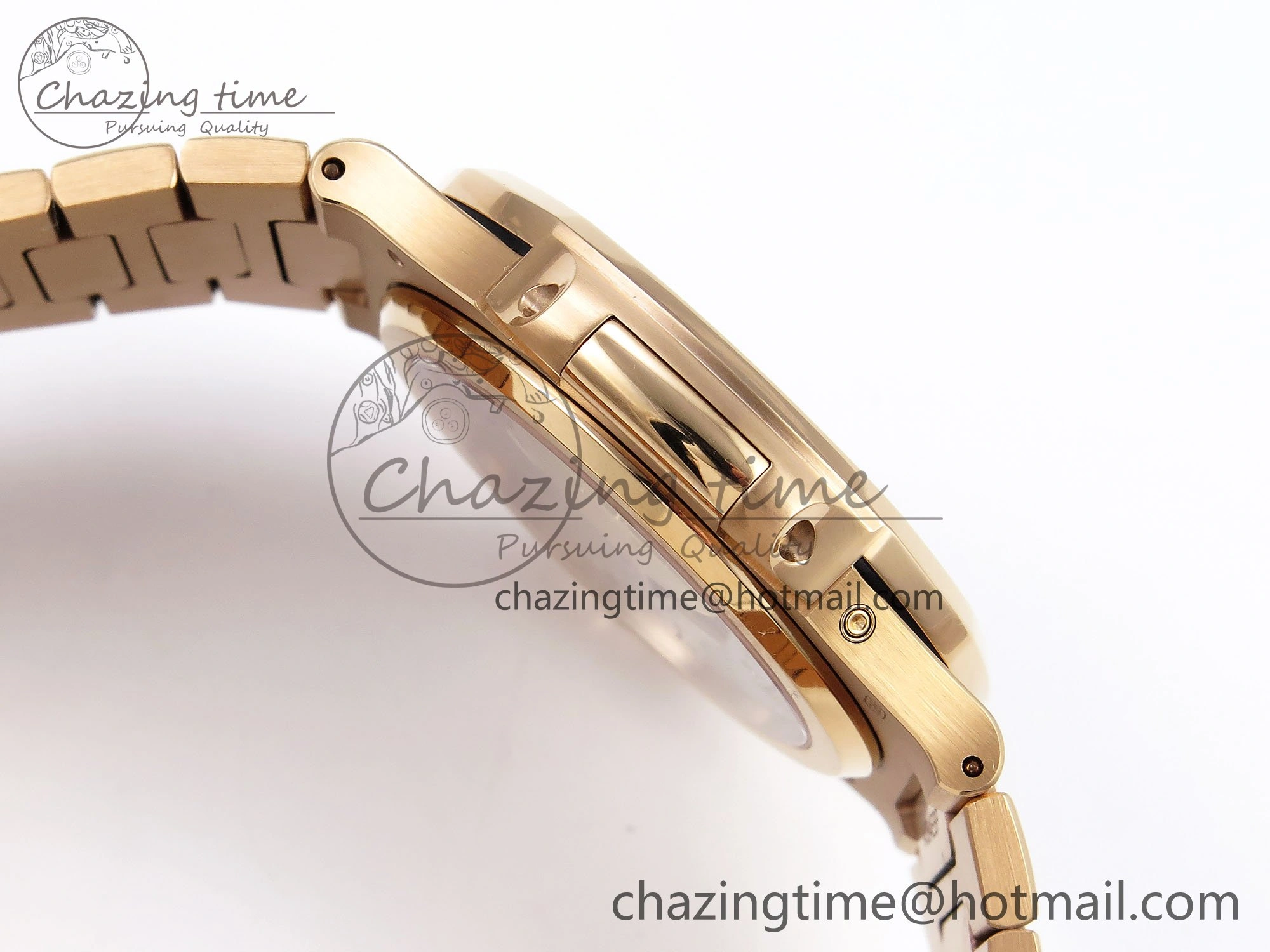 Nautilus 5712 RG PPF 1:1 Best Edition Brown Dial on RG Bracelet A240 Super Clone V2